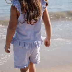 Top en short set - Paars