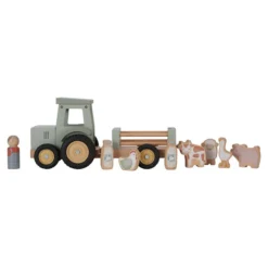 Tractor met trailer Little Farm