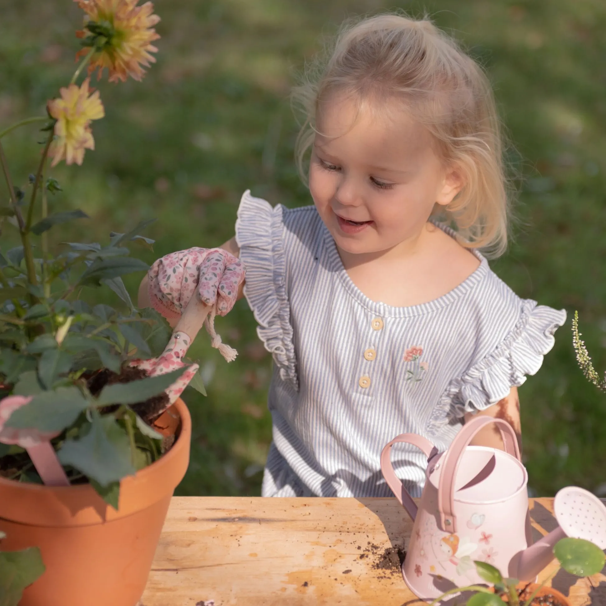 Tuin cadeauset - 10-delig - Roze