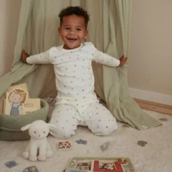 Tweedelige pyjama - Wit - Forest Friends - Forest Treasures