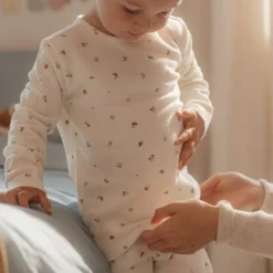 Tweedelige pyjama - Wit - Forest Friends - Forest Treasures