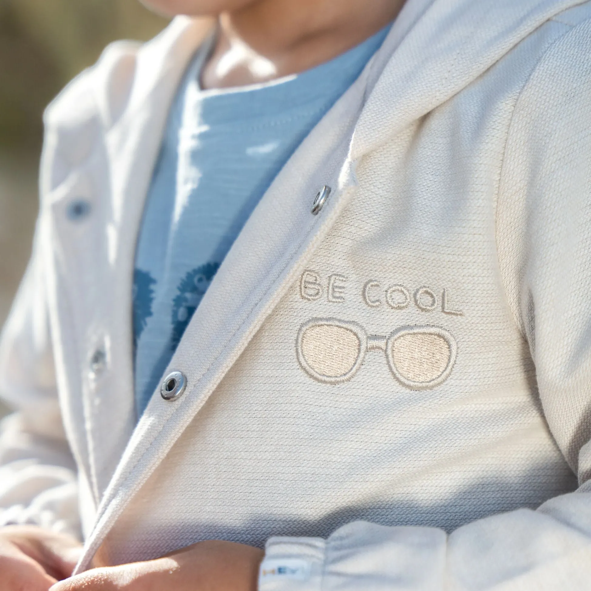 Vest met capuchon - Zand