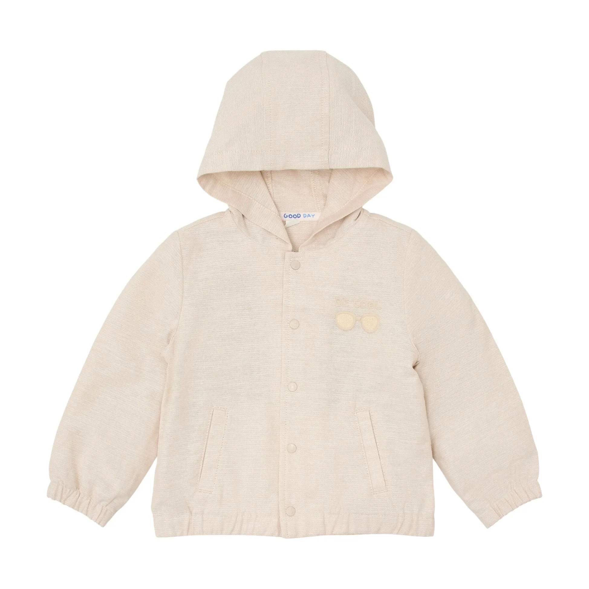 Vest met capuchon - Zand
