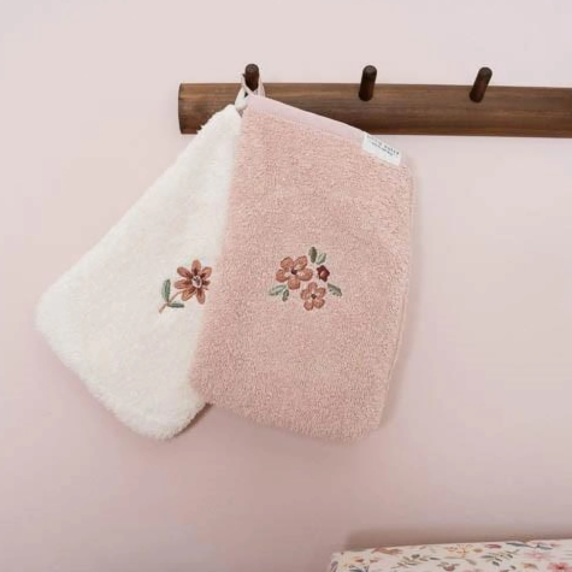 Washandjes set - Roze - Fairy Garden