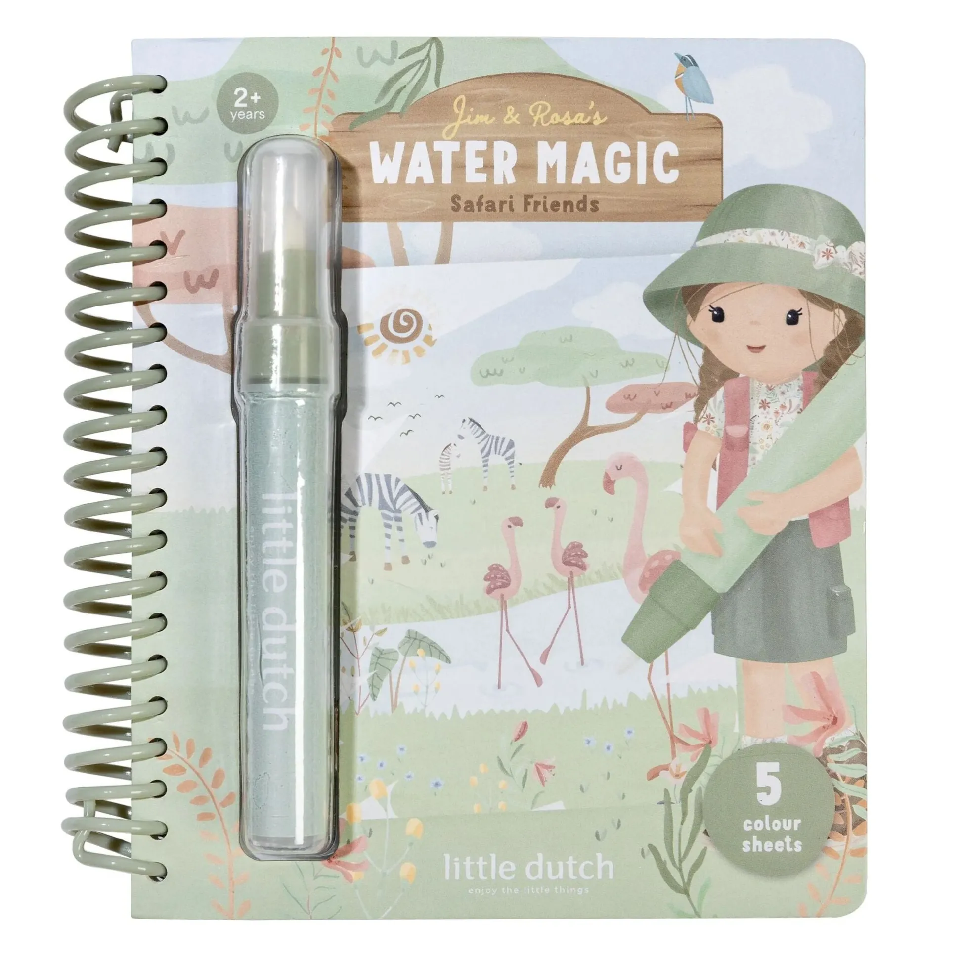Waterkleurboek - Rosa