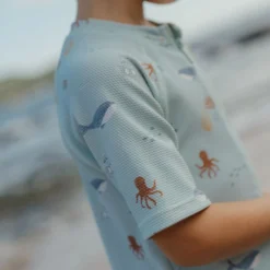 Zwempak korte mouw - Groen - Ocean Friends