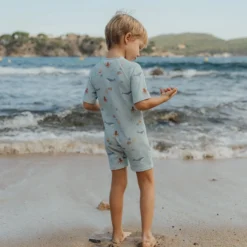 Zwempak korte mouw - Groen - Ocean Friends