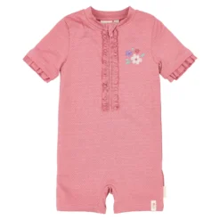 Zwempak korte mouw - Roze