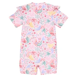 Zwempak korte mouw - Roze - Dreamy Mermaid
