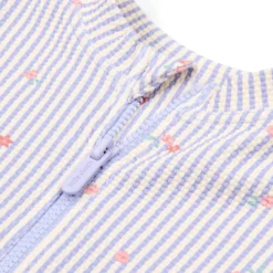 Zwempak lange mouw - UPF 40 - Paars - Dreamy Stripes