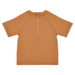 Zwemshirt korte mouw - Bruin