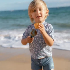 Zwemshirt korte mouw - Lichtblauw - Sea Life
