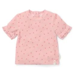 Zwemshirt korte mouw - Lichtroze - Sunny Flowers