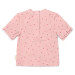 Zwemshirt korte mouw - Lichtroze - Sunny Flowers