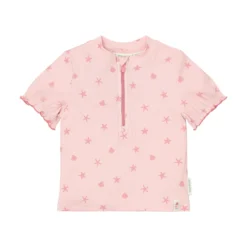 Zwemshirt korte mouw - Roze - Dreamy Seashells
