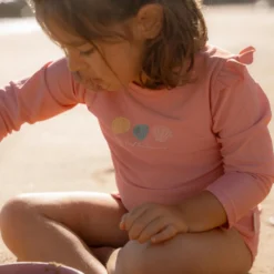 Zwemshirt lange mouw - Roze - Ocean Treasures